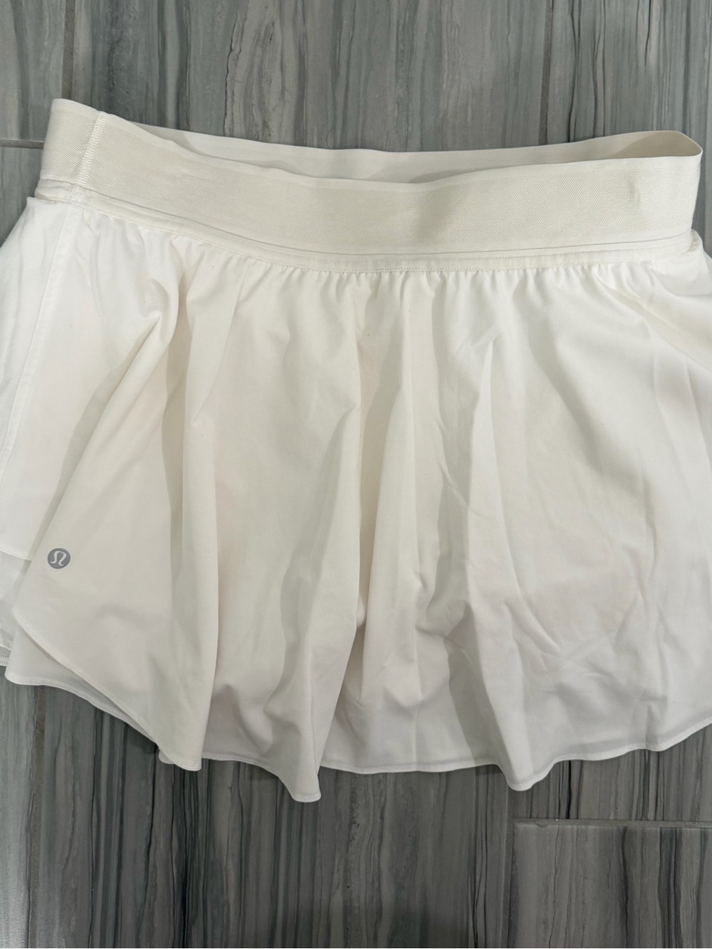 Lululemon Court Rival High-Rise Skirt White Size 12